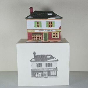 Department 56 Dickens Village Scrooge and Marley Counting House #65005 no light